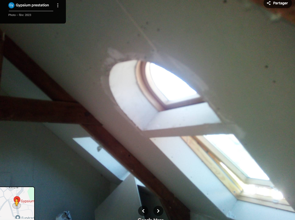 Plafond technique grande surface