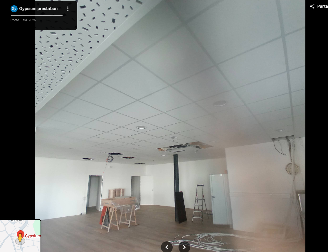 Plafond démontable